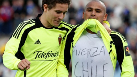 La Liga recordó el doblete de 'Chupete' Suazo al Getafe